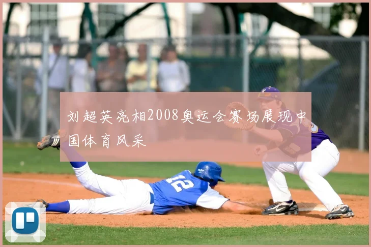 刘超英亮相2008奥运会赛场展现中国体育风采