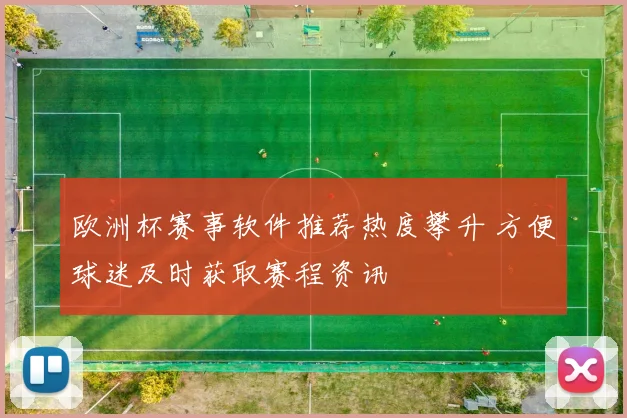 欧洲杯赛事软件推荐热度攀升 方便球迷及时获取赛程资讯