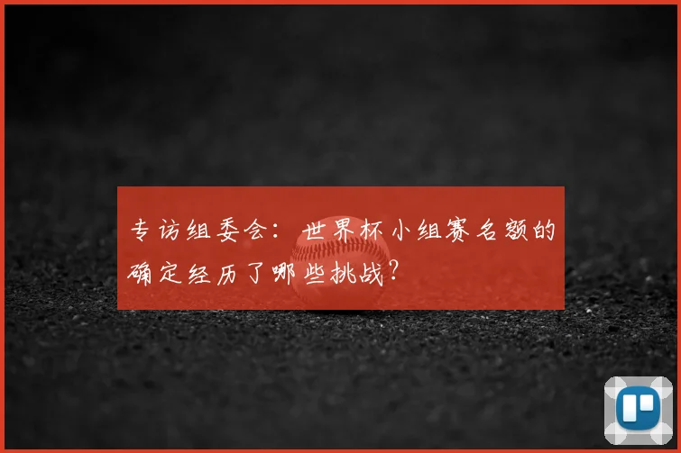 专访组委会:世界杯小组赛名额的确定经历了哪些挑战?