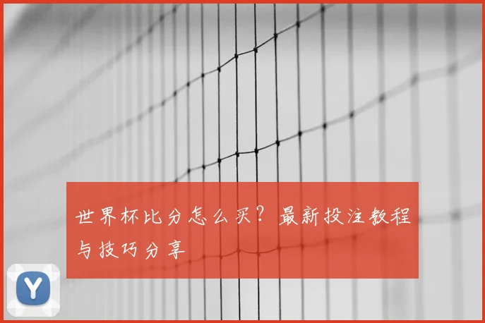 世界杯比分怎么买？最新投注教程与技巧分享